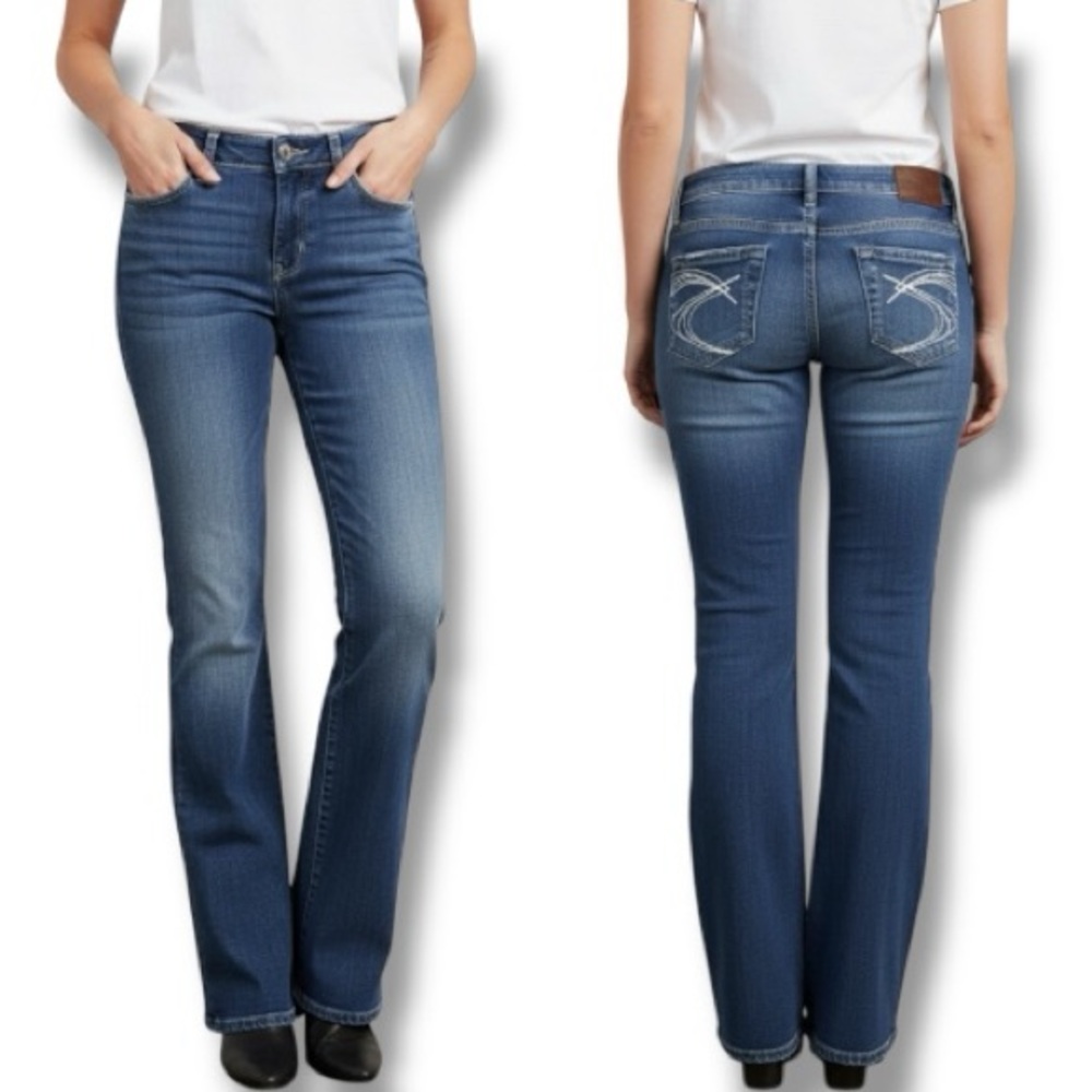 Silver Jeans Suki Mid Rise Curvy Bootcut Jeans Women's Size 26 Vintage Y2K